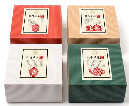 徽州印象剪纸系列茶叶包装设计