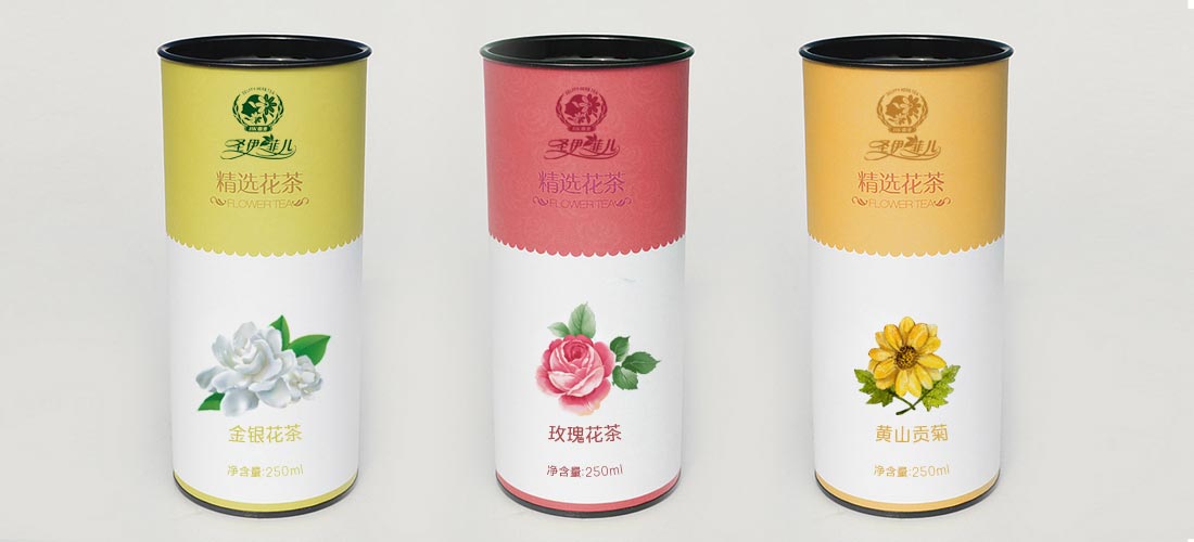 圣伊菲儿花茶系列包装设计